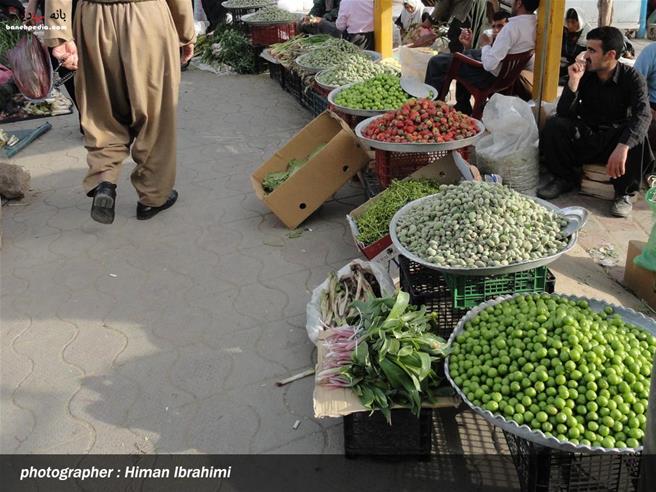 بازار سنتی گیاه فروشان بانه اردیبهشت 90